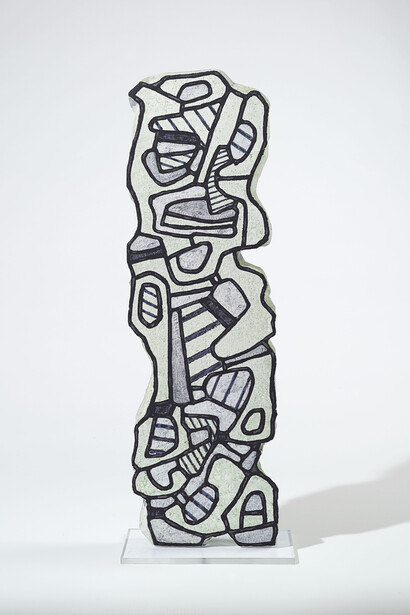 Personnage aux bajoues, 1967 Collection of Hortensia Herrero J. Dubuffet[1]