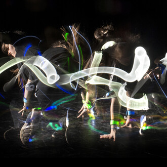 Hardeep Sahota, Bhangra Lexicon. Chloe AKA Spider, Breakdancing. Photo © Tim Smith