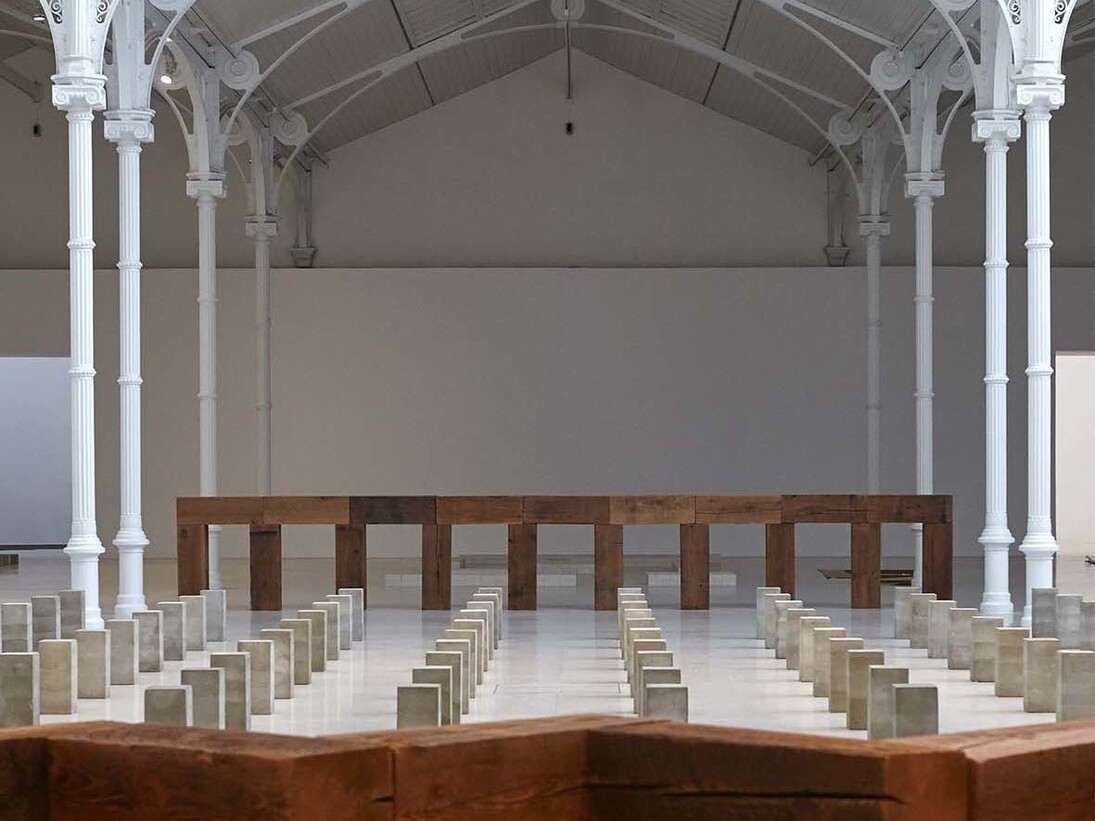 Exhibition view. Carl Andre. Sculpture as Place, 1958-2010, 2015