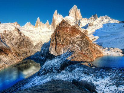 Vista de la cordillera de los Andes