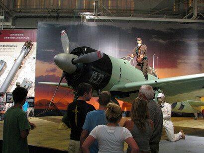 Mitsubishi A6M2 Model 21 Type 0. Courtesy of Pearl Harbor Aviation Museum