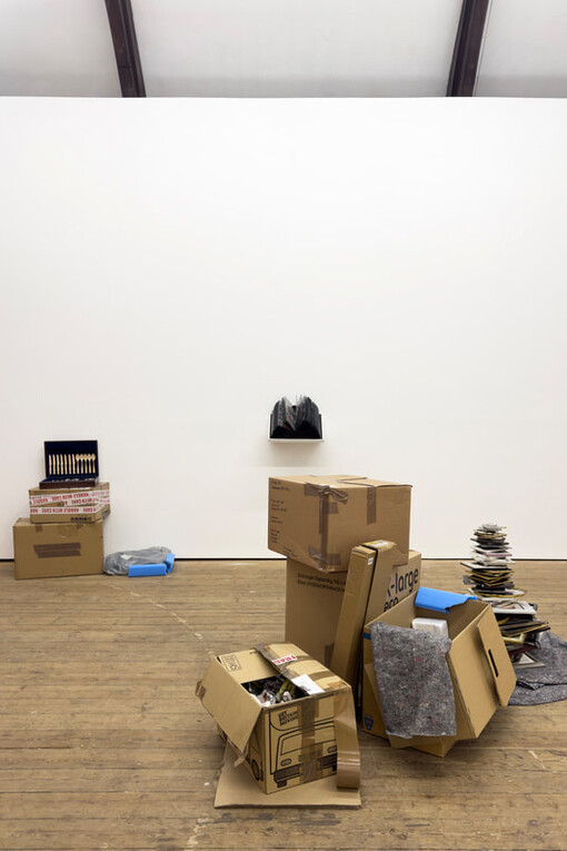 Ty Locke, Hand me downs, exhibition view. Courtesy of Copperfield