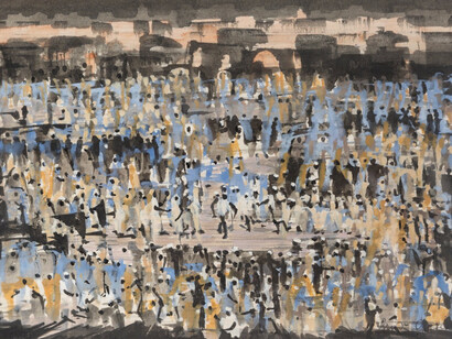 Brion Gysin, Black Dancers, 1968. Courtesy of October Gallery