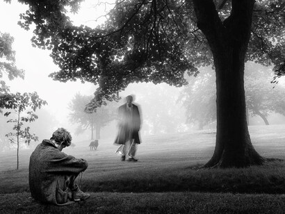 Roberto González Fernández. Fotografía de la colección "Fantasmas en la niebla"