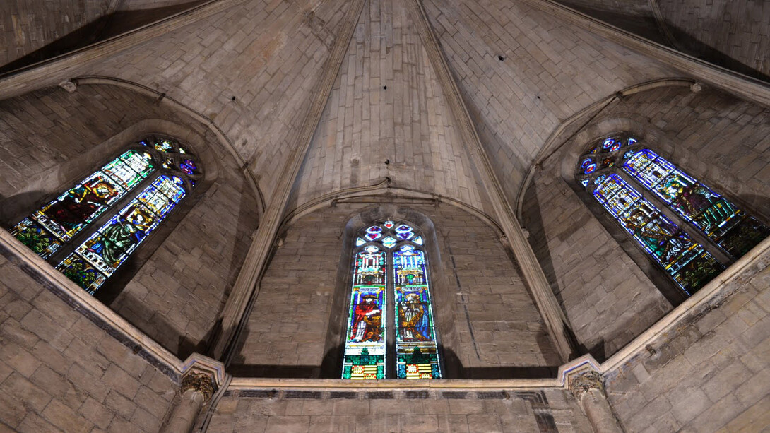 Vitrales de la basílica de los santos Justo y Pastor, Barcelona