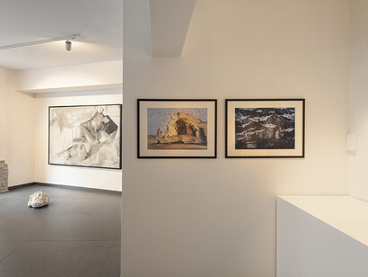 Hommage à Christian Bérard, vue de l'exposition. Avec l’aimable autorisation de la Galleria Continua