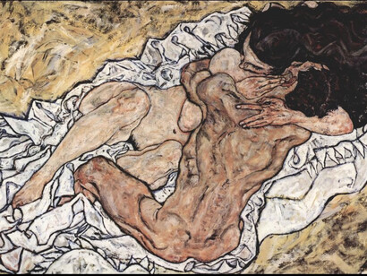 Egon Schiele, L'abbraccio, 1917