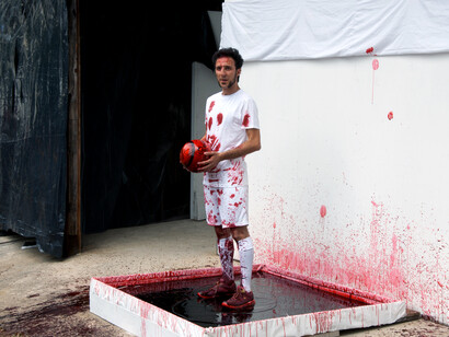 Santo Alessandro Badolato. European Football Championship, 2012. Still da video