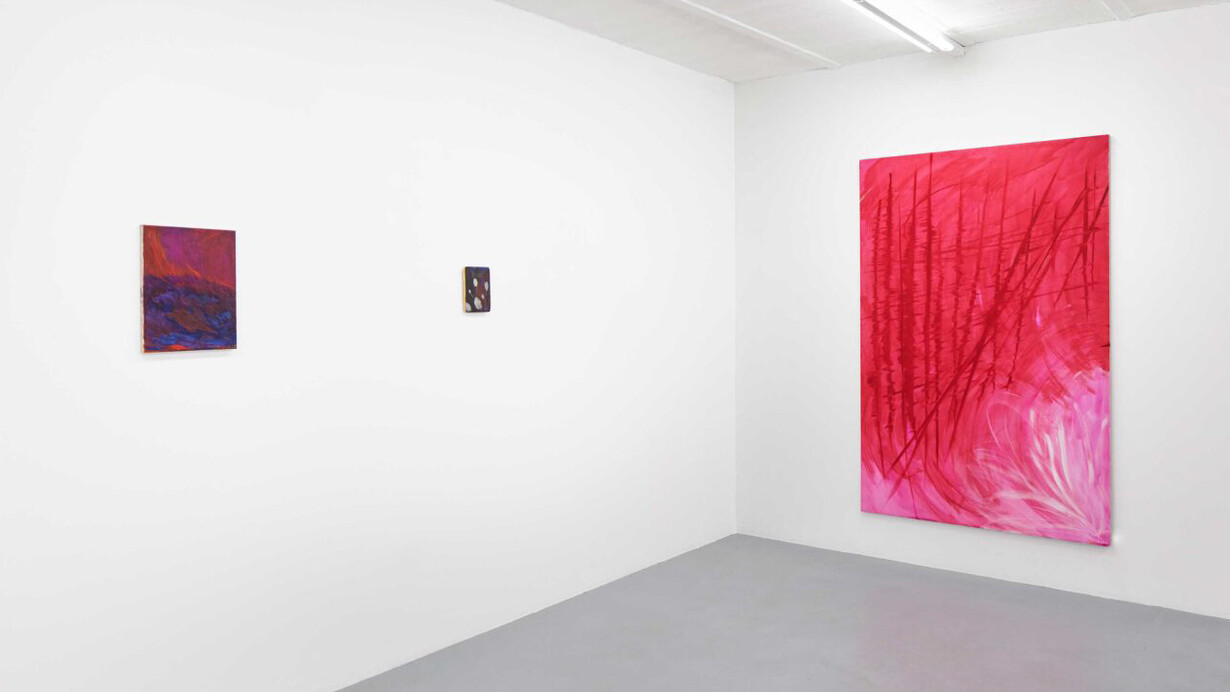 Augusta Lardy Micheli, Walk with me, vue d'exposition. Avec l'aimable autorisation de la Galerie Lange + Pult