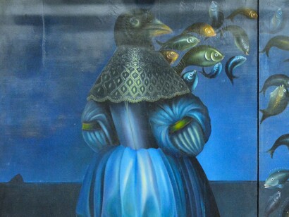 «Desde la playa» (detalle), Julio Visquerra (1987)