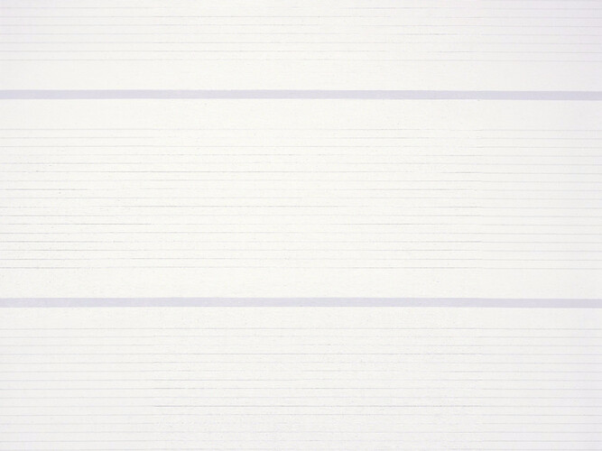 Agnes Martin, Untitled #15, 1988. Courtesy of Guggenheim Museum