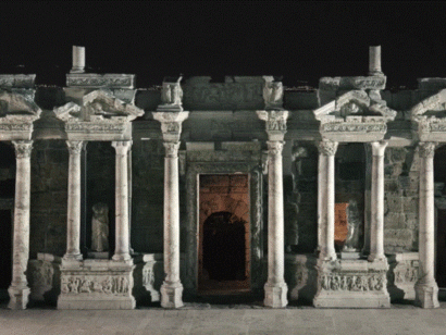 Ierapoli, mostra fotografica "Chronostasis" di Axel Hütte, Fondazione Bisazza, Vicenza