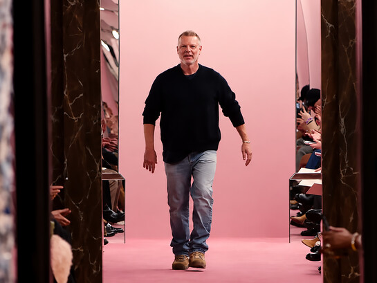 Jonny Johansson at Acne Studios Women’s Fall/Winter 2026 runway show, presented on 11 March 2026