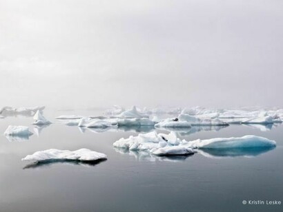 Glaciar lake. Iceland