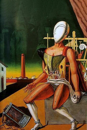 Giorgio de Chirico, La lasitud de Orfeo, 1970