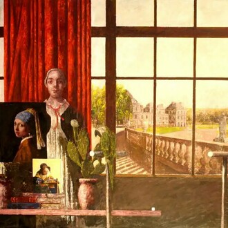 Emilio Trad,
Le Printemps, Oil on canvas, 51" x 64". Courtesy of the artist and Agora Gallery