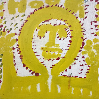 Mary T. Smith, Untitled, c. 1987-1988, enamel on plywood, 24x24 1/8x3/8 inches (61x61.3x1
centimeters). © 2023 Estate of Mary T. Smith/ Artists Rights Society (ARS), New York