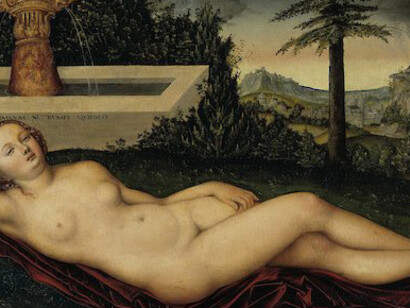 Lucas Cranach d. Ä., The Water Nymph at the Fountain, 1518,  59 × 91,5 cm