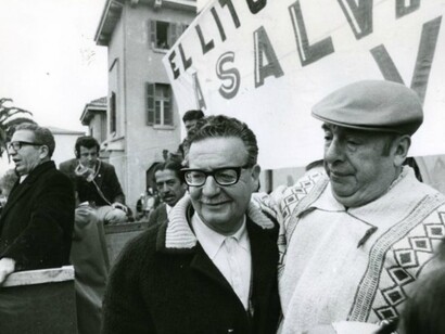 Allende con Neruda