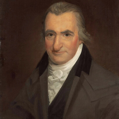 John Wesley Jarvis; Retrato de Thomas Paine, c. 1807