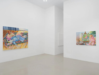 Nehemiah Cisneros, Burning desires, exhibition view. Courtesy of Charlie James Gallery 