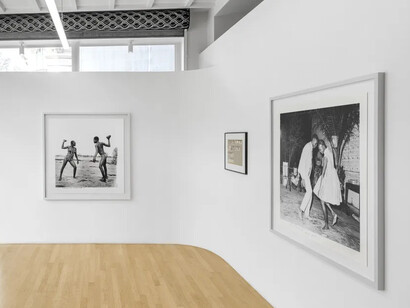 Malick Sidibé, Une jeunesse moderne, vue d'exposition. Avec l'aimable autorisation de la Galerie Magnin-A