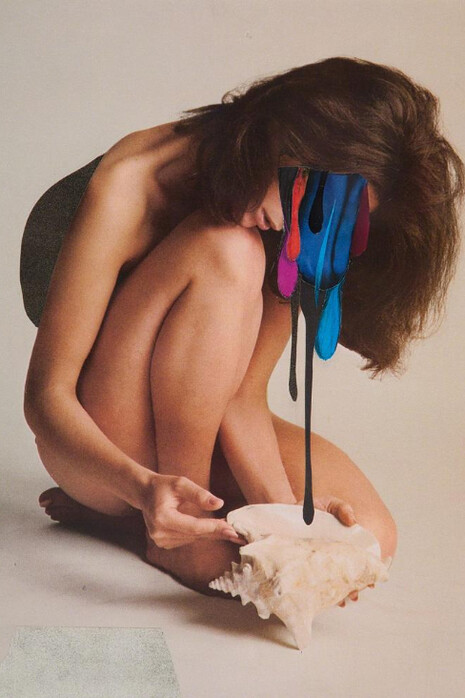 Charles Wilkin, Extract, 2014, collage, 11 × 8 in., 27.9 × 20.3 cm