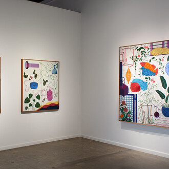 John Miranda, Viajero, ehxibition view. Courtesy of Galleri Urbane