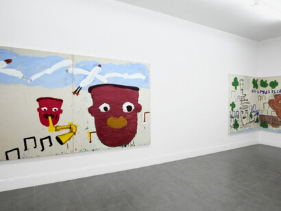 Yellow Sax, Exhibition view. Courtesy of Brand New Gallery