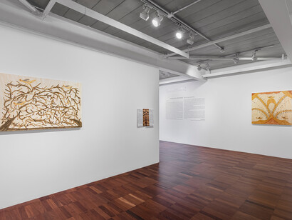 Navegante Tremembé, Memories of Earth, exhibition view. Courtesy of Galeria Estação