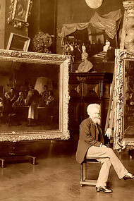 Mihály Munkácsy was a Hungarian painter. He earned international reputation with his genre pictures and large-scale biblical paintings