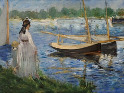 Édouard Manet, Bords de Seine à Argenteuil, 1874. Courtauld Institute of Art, Londra, UK