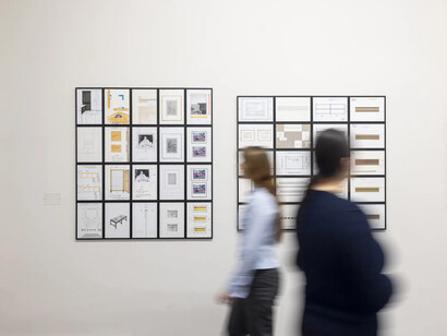 20 jahre Gerhard Richter Archiv. Werke, materialien, kuriosa, ausstellungsansicht. Mit freundlicher genehmigung des Albertinums © Gerhard Richter Archiv, SKD. Foto von David Pinzer