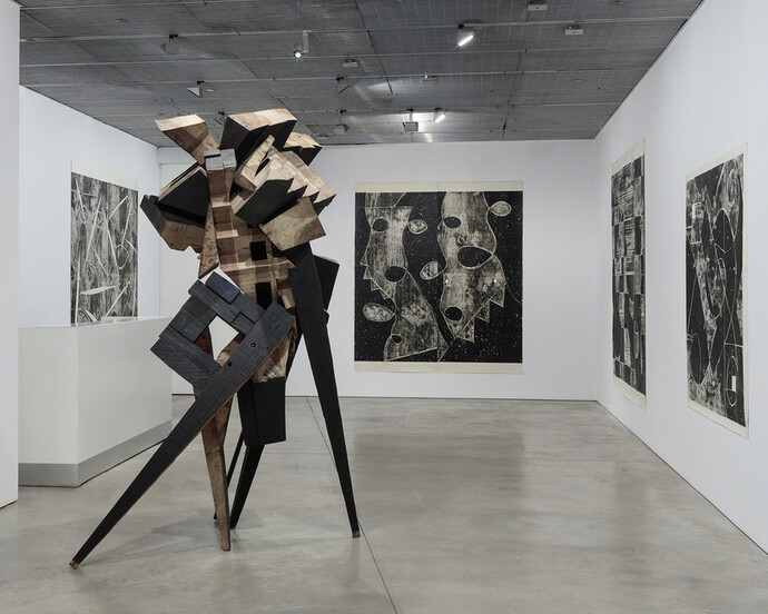 Mel Kendrick, Exhibition view. Courtesy of David Nolan Gallery