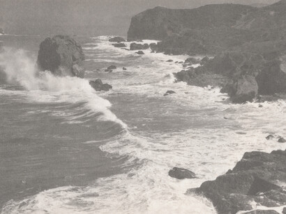 Ansel Adams, Helmet Rock, near Land’s End, circa 1918. Courtesy of the Cincinnati Art Museum