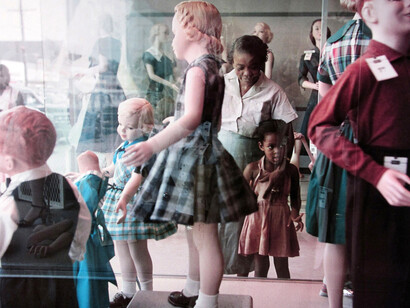 Ondria Tanner and Her Grandmother Window-shopping, Mobile, Alabama, Gordon Parks 1956
