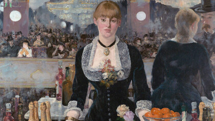 Édouard Manet (1832–1883) "Un Bar en el Folies-Bergère", 1881-1882. Galería The Courtauld, Londres, Reino Unido