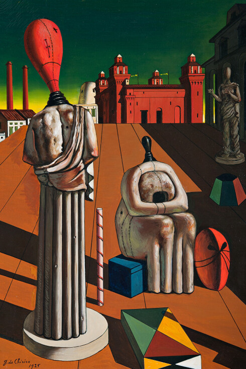 Le muse inquietanti 1925 (1947), Galleria Nazionale d'arte moderna e contemporanea, Roma © Giorgio De Chirico by SIAE 2020