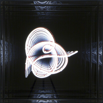 Brigitte Kowanz, Fall of the Wall 09.11.1989
2017, Neon, Spiegel, Ex. 2/3, 90 x 90 x 19 cm / 35 3/8 x 35 3/8 x 7 1/2 inches