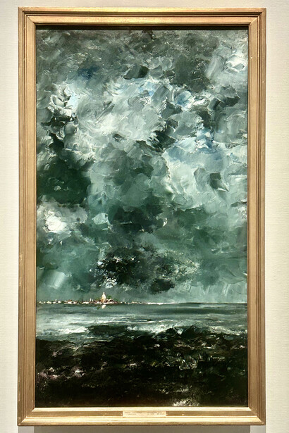 August Strindberg, The City, 1903, Nationalmuseum-Sweden’s museum of art and design, photo (taken at press preview): Alma Reyes