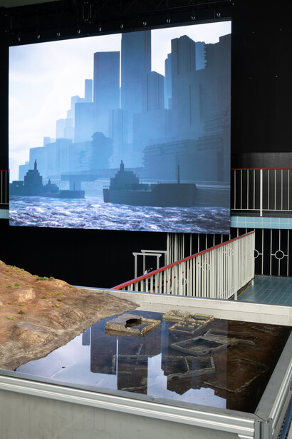 Yuri Pattison, dream sequence (2023), photo by Henning Rogge. Courtesy of Urbane Künste Ruhr
