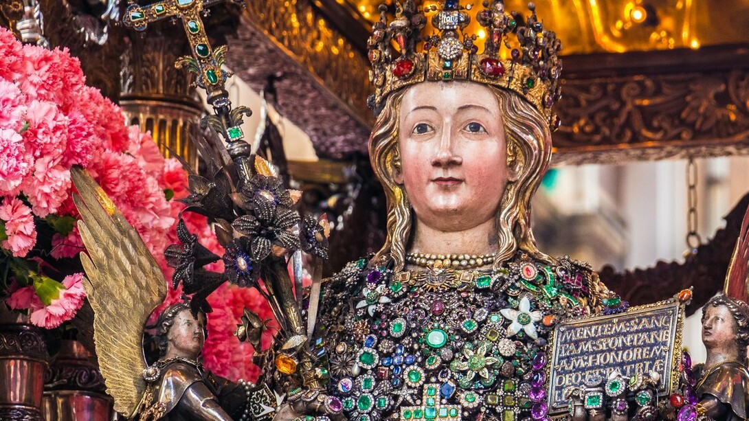 Sant'Agata in processione a Catania