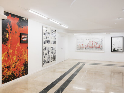 Joaquín Díez-Cascón, 2005-2025. Joaquín Díez-Cascón & ADN Galeria, vista de exhibición. Cortesía de ADN Galeria. Foto por Roberto Ruiz