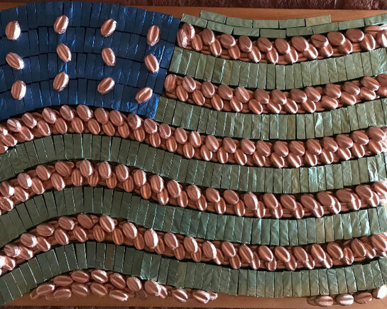 Aldo Mondini, American Flag. Courtesy of BolognaFiere