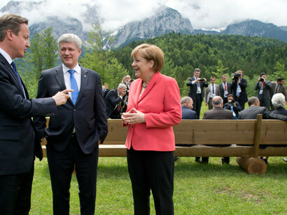 La canciller alemana es uno de los pocos líderes que repiten desde la última cumbre del G-7