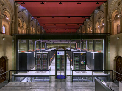 El supercomputador MareNostrum, Barcelona, España