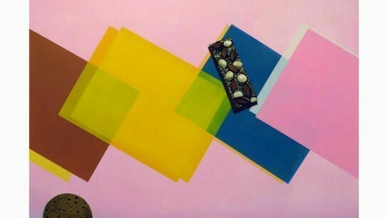 Paul Branca, Untitled (Nutbar), 2013, oil on canvas, 24 1/4 x 27 in. Courtesy Scaramouche, NY.