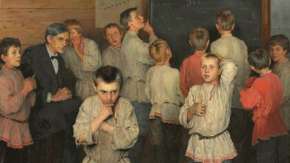 Cálculo mental, Bogdanov-Belsky, 1895