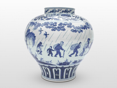 Ai Weiwei denuncia las penurias de los refugiados a través de cerámicas que imitan los estilos decorativos tradicionales