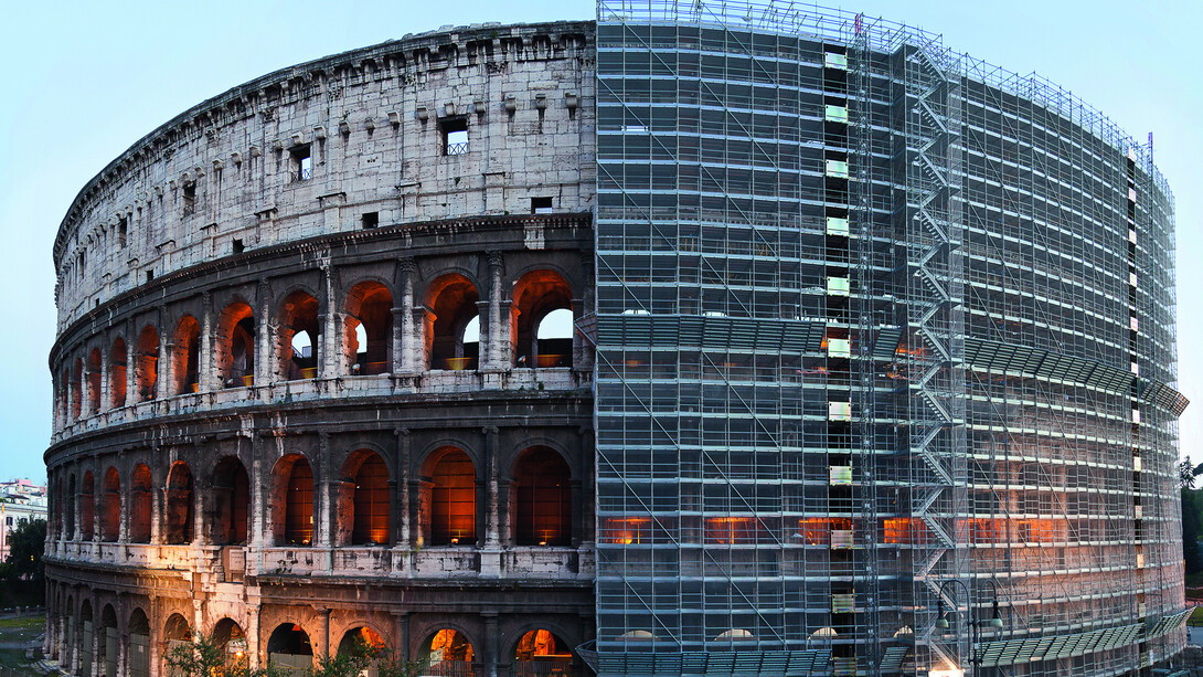 Restoration of the Colosseum in Rome, Italy. © Photo: New Order: Rinofelino/Dreamstime.com